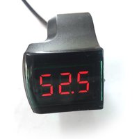 Display Switch Power with Key Lock Bike Finger Thumb Throttle Electric Bicycle Thumb Throttle Voltmeter Digital Voltage
