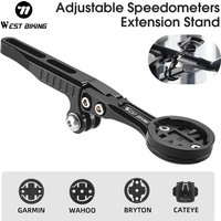 WEST BIKING Bike Speedometer Bracket Lightweight Integrated Bike Computer Extension Stand For Wahoo Bryyton Bicycle Accessories