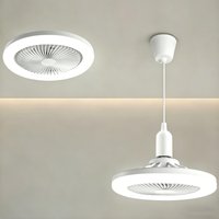 Indoor Remote Control Ceiling Fan Lamps Energy-Saving Bottom Noise Mute Infinitely Dimmable 3-Speed Wind Speed LED Lights
