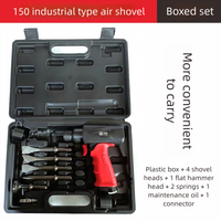 AhuHardware 150mm Air Hammer Industrial Air Shovels Set Mini Air Chisel Multifunctional Pneumatic Tool Hammer Drill