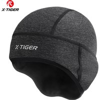 AliExpress X-TIGER Winter Warm Cycling Hats Outdoor Sports Warm Balaclava Helmet Liner Fleece Hat Windproof Bicycle Cap Cycling Headwear