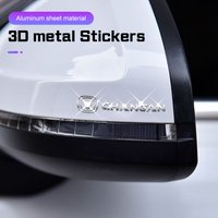 Car 3D Metal Stickers Decorative Film Accessories For Changan CX70 CS95 CS55 CS75 Plus CS35 Filter Bunper CS15 Alsvin Hunter F70