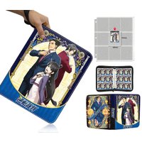 New Ace Attorney Phoenix Wright Binder Game Card Badge Collection Millet Album Book Card Holder Anime Fashion Trendy Toy Gift