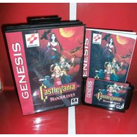 Castlevania BloodLines with Box and Manual Cartridge for 16 bit Sega MD game card Megadrive Genesis system