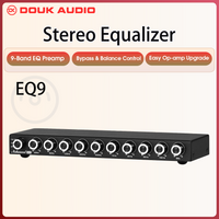 Douk Audio HiFi EQ9 préampli EQ stéréo 9 bandes préamplificateur analogique égaliseur processeur Audio pour maison/voiture
