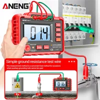 ANENG MH14 Digital Resistance Meter Ground earth tester Ohm Resistance Megohm Testers Meter Megohmmeter Voltmeter 1999 Conuts De