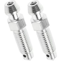 2Pcs Reliable Metal Bleed Screw Userfriendly Design for Brake System Maintenance Fork Air Bleeder Relief Valve