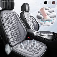 Summer Ice Silk Car Seat Cover Breathable Ice Silk Car Seat Cushion Sweatproof 3D Convex Auto Seat Protector Pads Universal