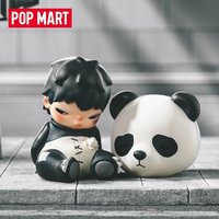 Original POPMART Hirono Doll Panda Handheld Hanging Card Handheld Blind Box Toy Pendant Trendy Fashion Special Holiday Gifts