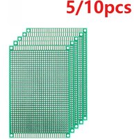 5/10pcs Universal PCB Prototype Board Green Double Sided 6x8 7x9 7x10 8x12 9x15 10x10 10x15CM Protoboard Breadboard DIY Kit