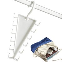 Clothes Hanger V-Shape Storage Hook Space Saving Wardrobe Hanger Scarf Hanging Rack Holder For Jeans Hats Scarves Bags Home