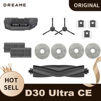 Dreame D30 Ultra CE Robot Vacuum Dual Roller Brush, Side Brush, Filter, Mop Pad, Dust bag, Dust Box