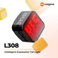 AliExpress Magene L308 Intelligent Tail Light IPX6 Smart Braking Customizable Expression Light COB LED Lights Auto-Sleep/Wake Light