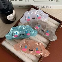 1pc super cute cartoon dog scratch clip, cartoon animal acrylic hairpin, back of the head hair shark clip hair ornament
