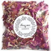 10g/pack Natural Rose Confetti Wedding Dried Flower Petals Pop Biodegradable for Wedding Party Decoration DIY Handmade Gift