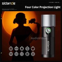 SIDANDE PHOTOOLEX 10W Flashlight Four Color Projection Light Built-in 8400mAh Rechargeable Battery For 4 hours Full-power output