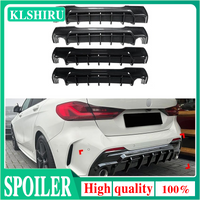 For 2019 2020 2021 2022 2023 2024 BMW 1 Series F40 M Sport Gloss Black Rear Bumper Diffuser Spoiler Divider Chin Body Kit