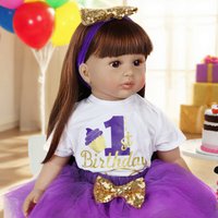Reborn Baby Dolls 24 Inch 60 Cm That Baby Looks Real Doll Soft Silicone Vinyl Realistic Reborn Lifelike Toddler Girl Birthday To