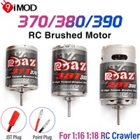 9IMOD RC Brushed Motor 370-31T/380-38T/390-28T Waterproof JST/Point Plug Stainless Steel High Torque For 1/18 1/16 RC Crawler
