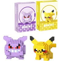 Gengar Toy Lega Building Blocks Pokémon Action Cartoon Character Pikachu Bulbasaur Charmander Model For Children Birthday Gifts