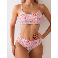 Sexy Bikini 2026 Women Swimsuit Female Swimwear High Waist Bikinis Set Brazilian High Neck Swimming for Beach Wear Bathing Suit
