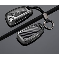 Alloy Car Key Case Cover Holder for Audi A1 A3 A6 A6L Q2 Q3 Q7 TTS R8 S6 RS3 Keyless Auto Shell Fob Protector Accessories