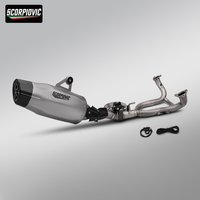 Motorcycle Full Exhaust system For R1300R R1300RS R1300GS Titanium Front Pipe Carbon Muffler with Electric Controlled Valve