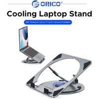 ORICO Adjustable Foldable Laptop Stand Aluminum Alloy Notebook Riser Multi-Angle Portable Laptop Holder For 17 Inch Laptop