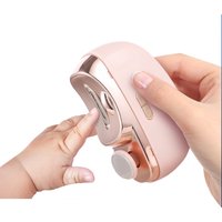 Electric Nail Clipper Cutter with LED Light 2 IN 1 Automatic Nail Grinder Trimmer for Baby Adult Mini Manicure Tools Nail Care