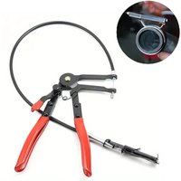 Clamping Pliers Bendable Hose Clamps Cable Type Flex Cable Long Auto Hose Clamps Straight Hose Bundle Removal Auto Repair Tools
