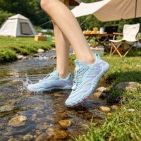 Women Quick Dry Aqua Shoes Non Slip Lightweight Barefoot Water Sneakers Ladies River Trekking Wading Footwear For Beach Swimming