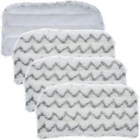 4 Stück Mikro faser Dampf wischer Ersatz Pad wasch bar Reiniger Pad Reusab Stiel Ersatz Pad Weich dampf kompatibel mit Hai s1000