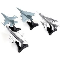 4D NEW ARRIVAL 1/144 J-6 J-7 F16 Mirage2000 Fighter Assembly Toy Model Plastic Aircraft Model Ornaments