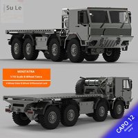 Capo Tatra Is Too Dragging 1/18 Cub3 Remote Control Electric All-Metal Off-Road Vehicle Climbing Car Military Truck 8*8.
