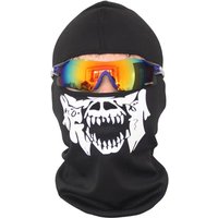 AliExpress NONE Bicycle Balaclava Full Face Mask Skull Print Motorcycle Full Face Mask Windproof Skiing Head Neck Warmer Bicycle Helmet Liner