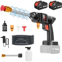 Pistolet wysokociśnieniowy akumulatorowy 21V 50BAR Bezprzewodowy generator piany 50BAR Pistolet do mycia samochodów do użytku domowego, ogrodowego i jako narzędzie maszynowe