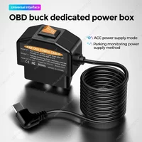 OBD Power Cable for Universal Car Interface Plug and Play with Switch for Dash Cam Camcorder Vehicle DVR Mini Micro Type-C Port