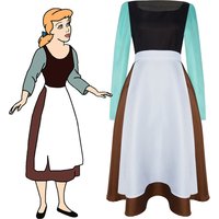 Anime Poor Maid Girl Cosplay Costume Princess Dresses Uniform Suits for Women Adult Outfit Halloween Carnival Party Clothes