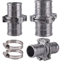 Quick Coupling Garden Watering Hose Connector Adapter Pipe Fitting With Clamp for Fire Hose Agriculture Irrigation Accessories