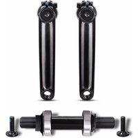 Funsea Crankset BMX Big Cruiser Wheelie Stunt Bike Crank MID Bottom Bracket Kit 145mm Bike Accessories Chromoly Arms Chainring