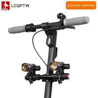 LED Headlight For Xiaomi M365 /Pro Electric Scooter Zoomable 1200mAh Battery USB Rechargeable 150LM XM-L T6 Front Light