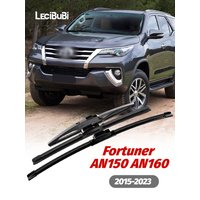 1set Front & Rear Windshield Wiper Blades Windscreen Wipers For Toyota Fortuner AN150 AN160 2015-2023 2016 2017 2018 Accessories