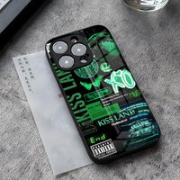 The Weeknd Kiss Land Phone Case For 17 IPhone 16 Pro Max 14 Plus 12 13 Mini 11 15 X XR XS 8 7 Plus SE Glass Cover