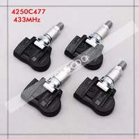 4PCS CAR TIRE PRESSURE MONITOR SENSOR TPMS 4250C477 FOR MITSUBISHI ASX LANCER OUTLANDER LANCER ASX I-MIEV 433MHz