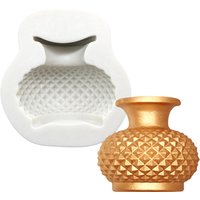 Silicone The Vase Fondant Cake Chocolate Candy Jello Silicone Decorating Mold Tools