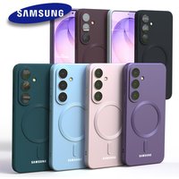 Original Liquid Silicone Magnetic Wireless Charge Case For Samsung Galaxy S26 S25 S24 S23 S22 Ultra For Magsafe Shockproof Cover