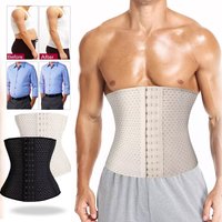 Men Slimming Body Shaper Waist Trainer Waist Trainer Trimmer Belt Corset for Abdomen Belly Flatten Tummy Control Fitness