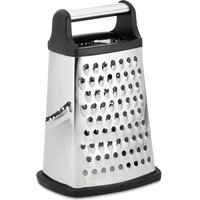 Professional Stainless Steel Cheese Grater, 4 Sides Perfect Box Grater for Parmesan Cheese, Vegetables, Ginger Dishwasher Safe