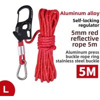 Aluminum Alloy Tent Rope Tensioner Stainless Steel Anti-Slip Self Lock Rope Adjuster Portable 2-10mm Tarp Tightener Outdoor Tool