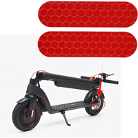 Protective Strip For HX X7 X8 Electric Scooter Front Fork Rear Wheel Hub Front Rear Wheel Reflective Stickers Parts Accessories